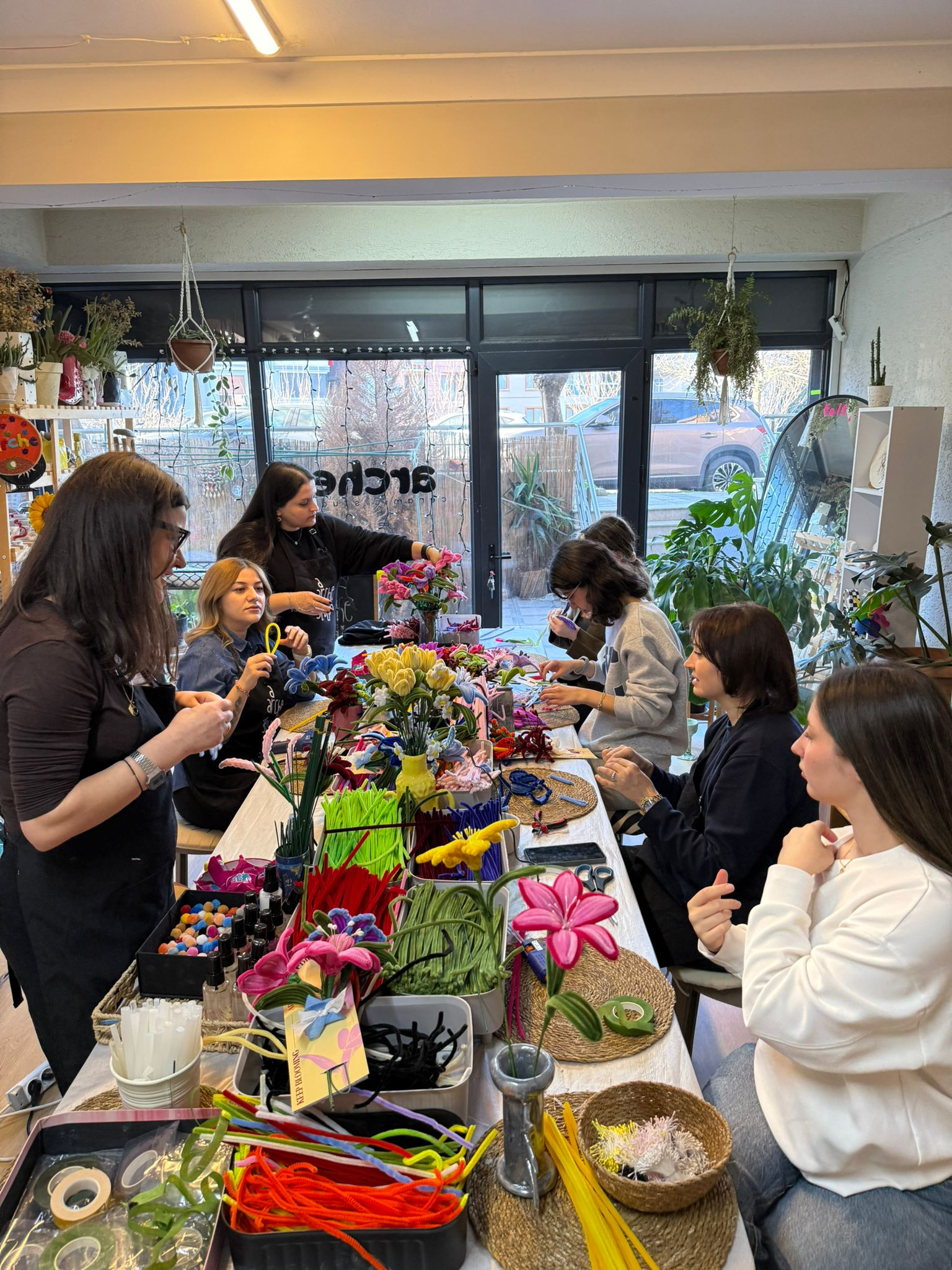 Şönil Çiçek Workshop - Arche Art Studio & Coffee