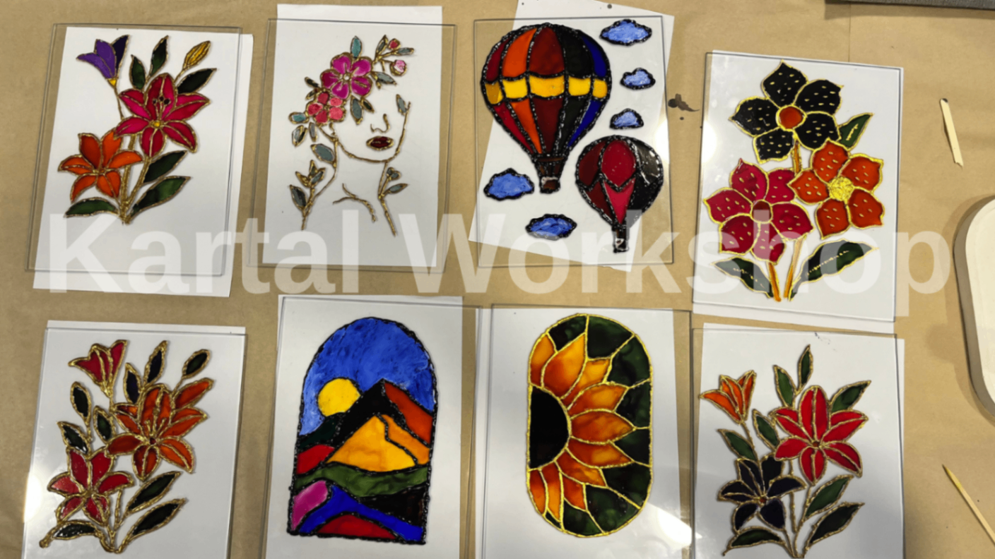 Vitray Cam Boyama Workshop