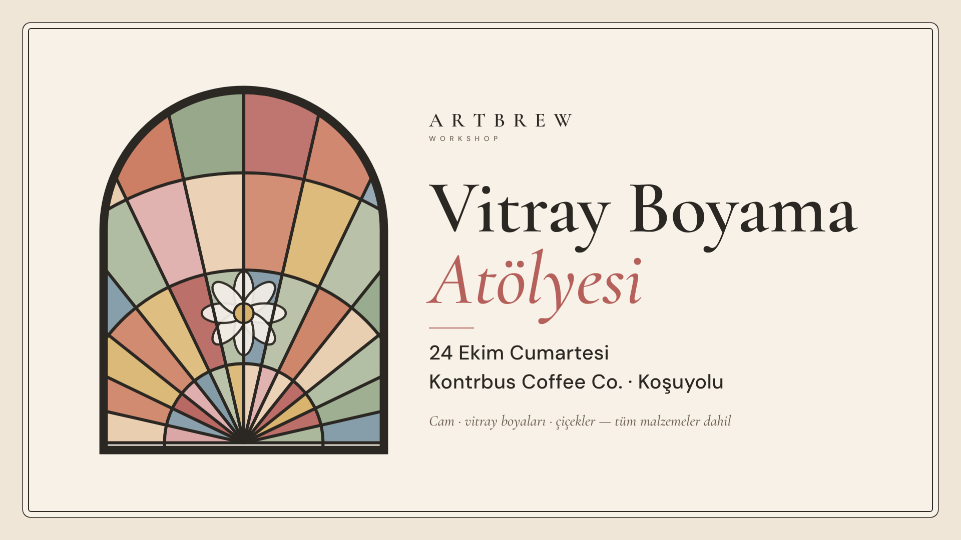 Vitray Boyama Atölyesi | Artbrew Workshop