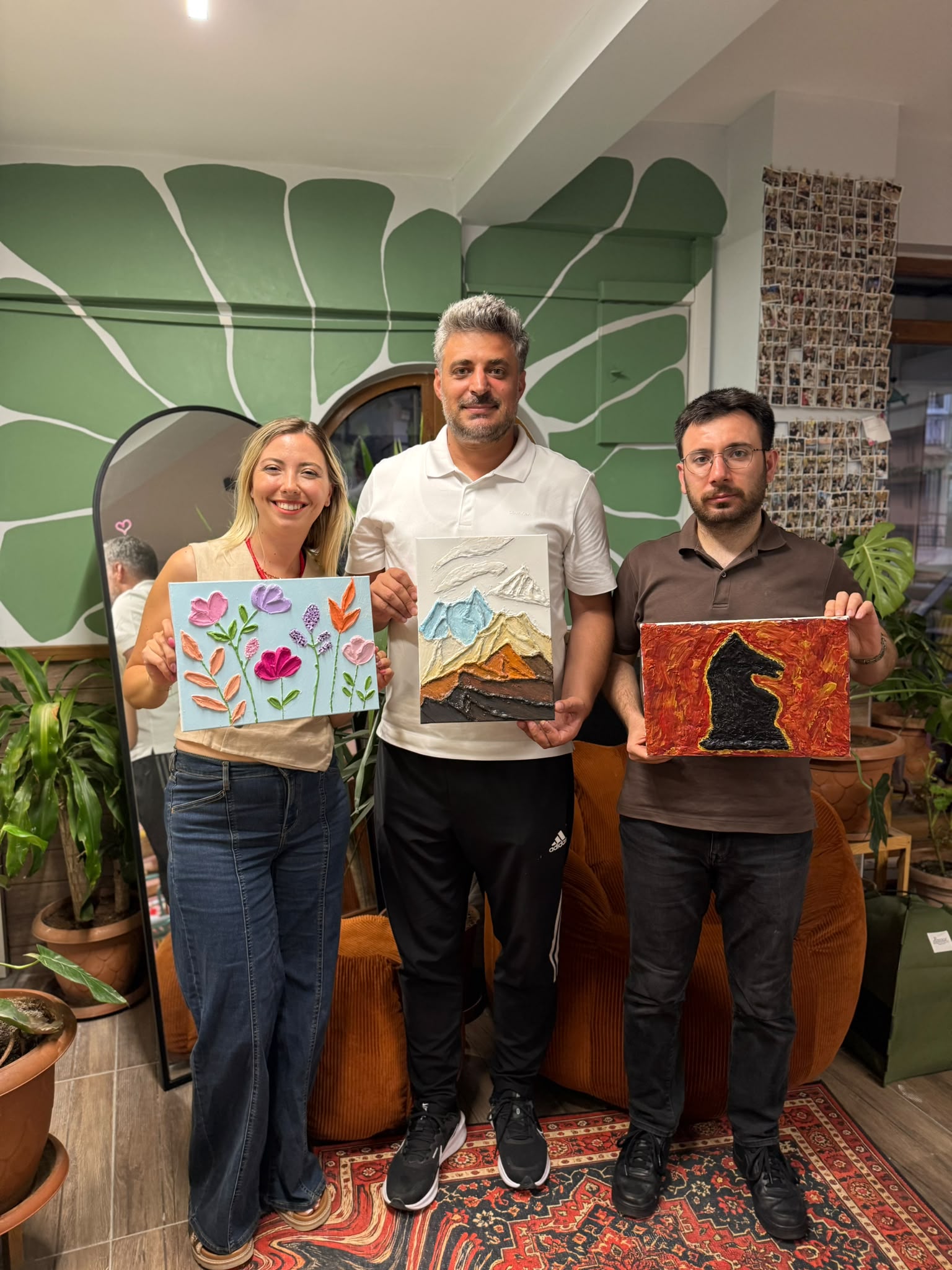 Dokulu Tablo Workshop - Arche Art Studio & Coffee