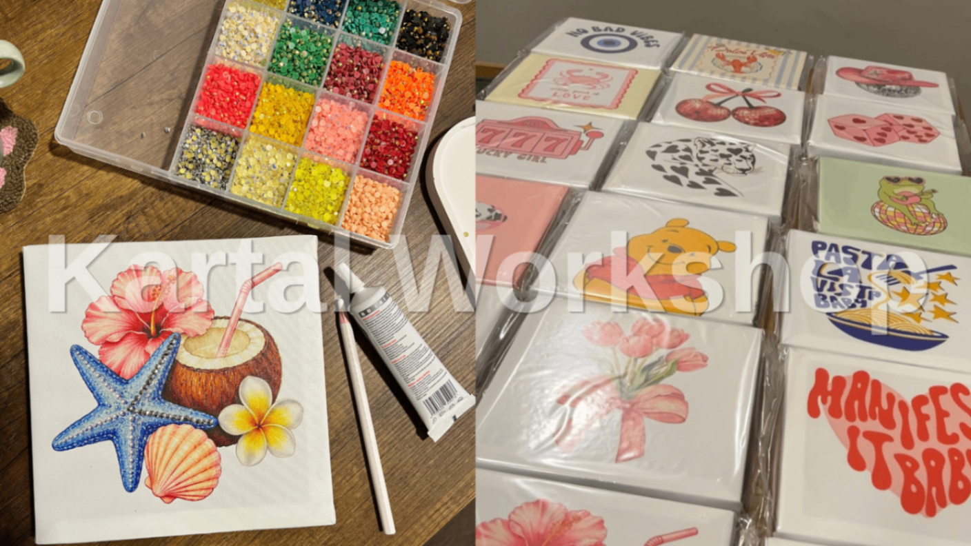 Kartal'da Taşlı Tuval Workshop