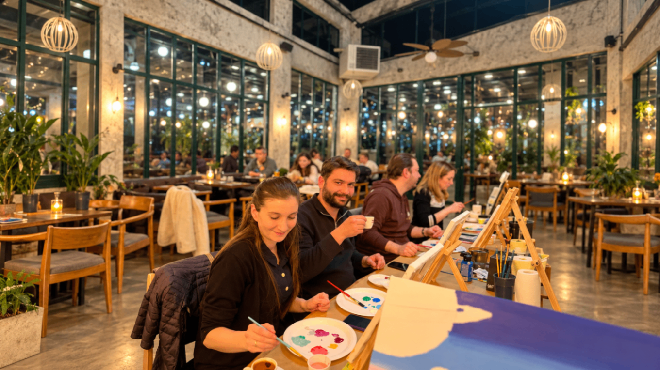 Tuval & Şarap Workshop