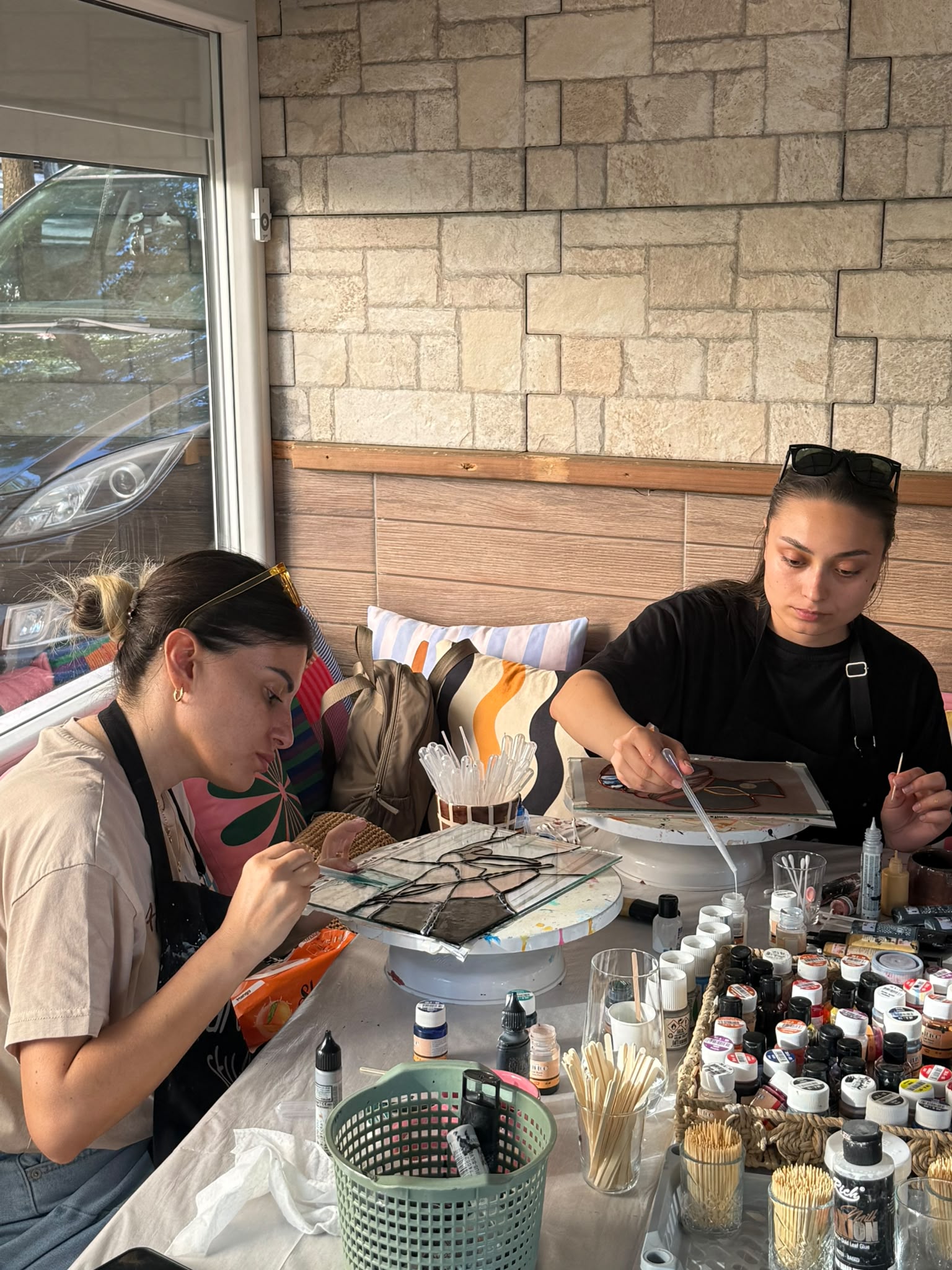 Vitray (Cam Boyama) Workshop - Arche Art Studio & Coffee