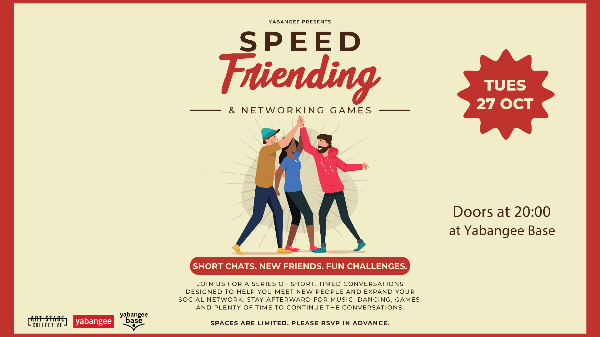 Speed Friending & Networking Games Night