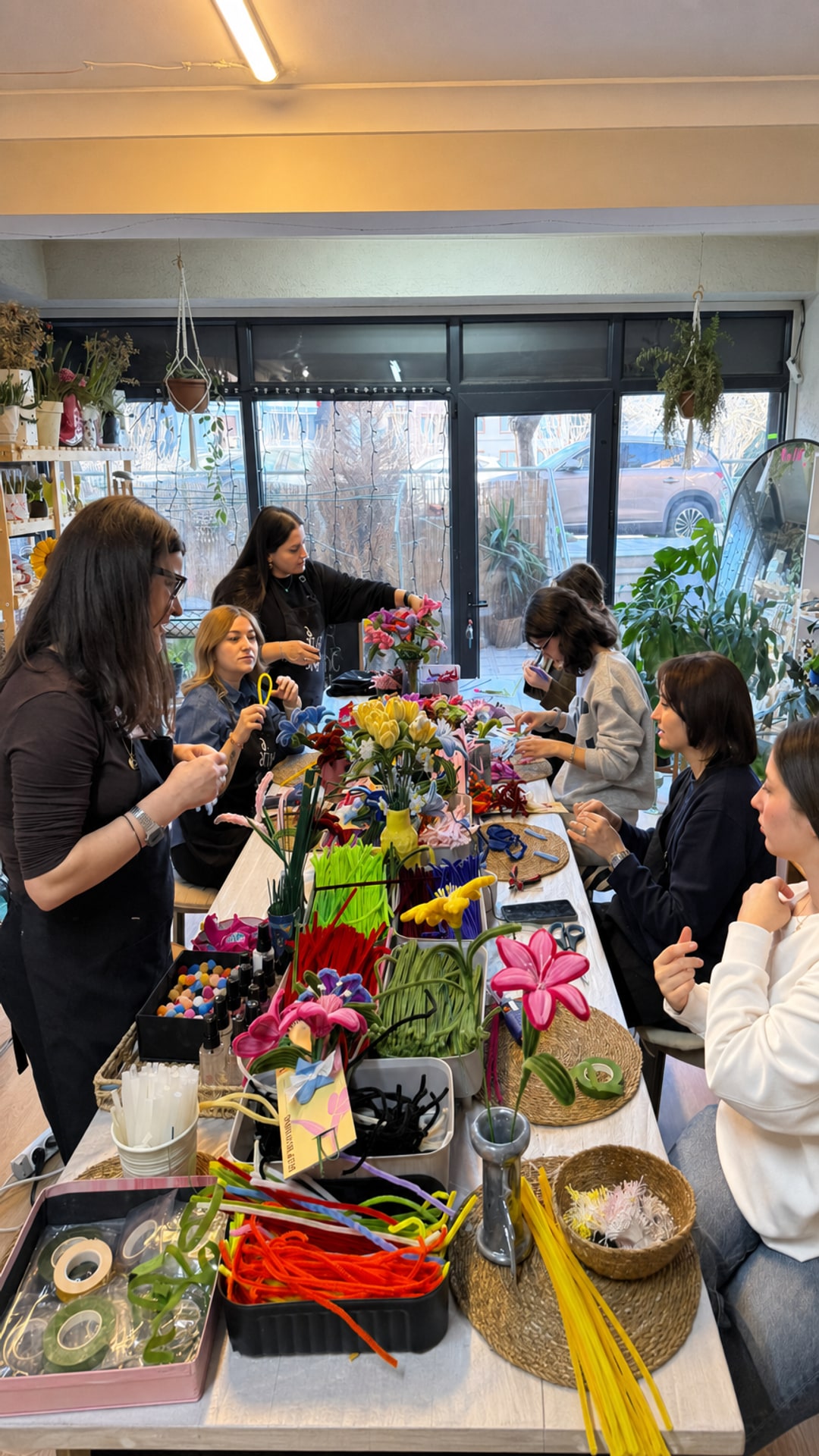 Şönil Çiçek Workshop - Arche Art Studio & Coffee